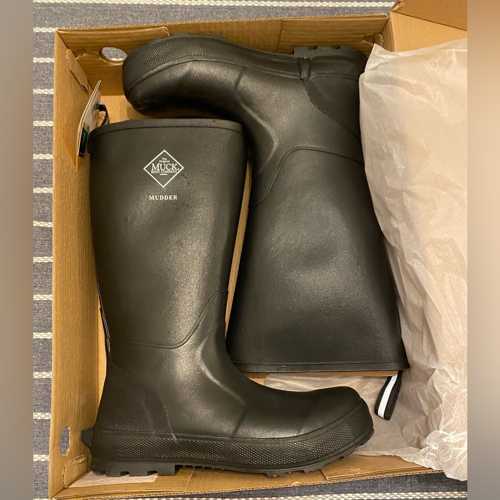 Muck boots Mens mudder tall boot with box